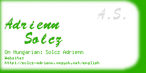 adrienn solcz business card